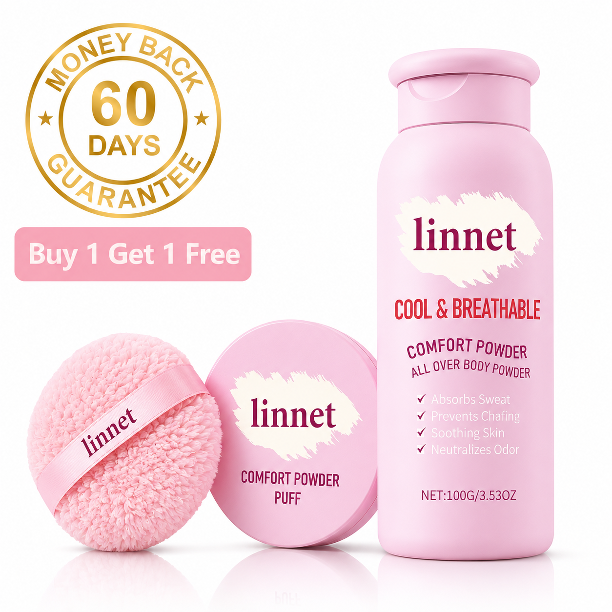 Linnet - Premium Comfort Powder Bundle